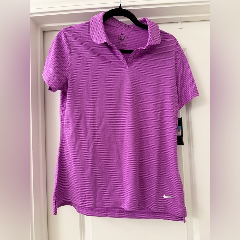 Nike Women's Vibrant Purple Short Sleeve Polo | NWT
